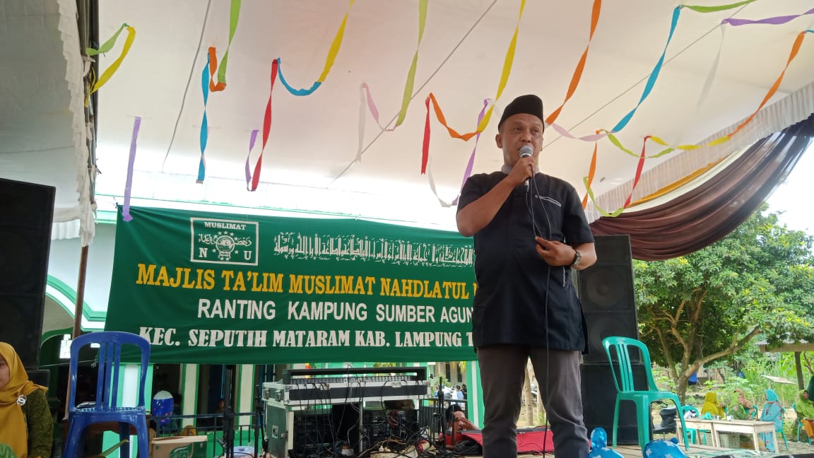 PENGAJIAN MAJELIS TAKLIM MUSLIMAT NU RANTING KAMPUNG SUMBER AGUNG KECAMATAN SEPUTIH MATARAM