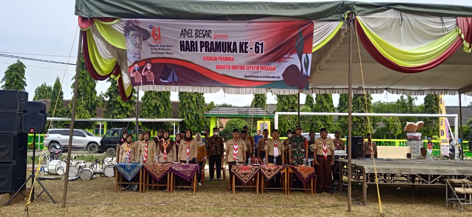 APEL BESAR HARI JADI PRAMUKA KE 61 GERAKAN PRAMUKA KWARTIR RANTING SEPUTIH MATARAM